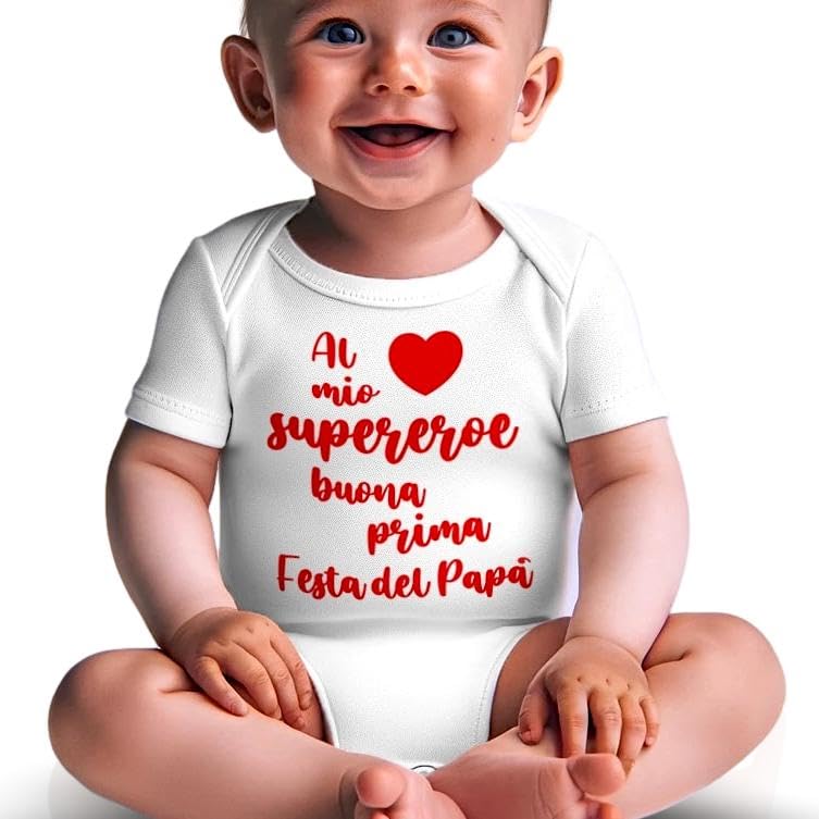 body e tutine per neonati cotone frase al mio supereroe buona prima festa del papà manche corte o in caldo cotone manica lunga