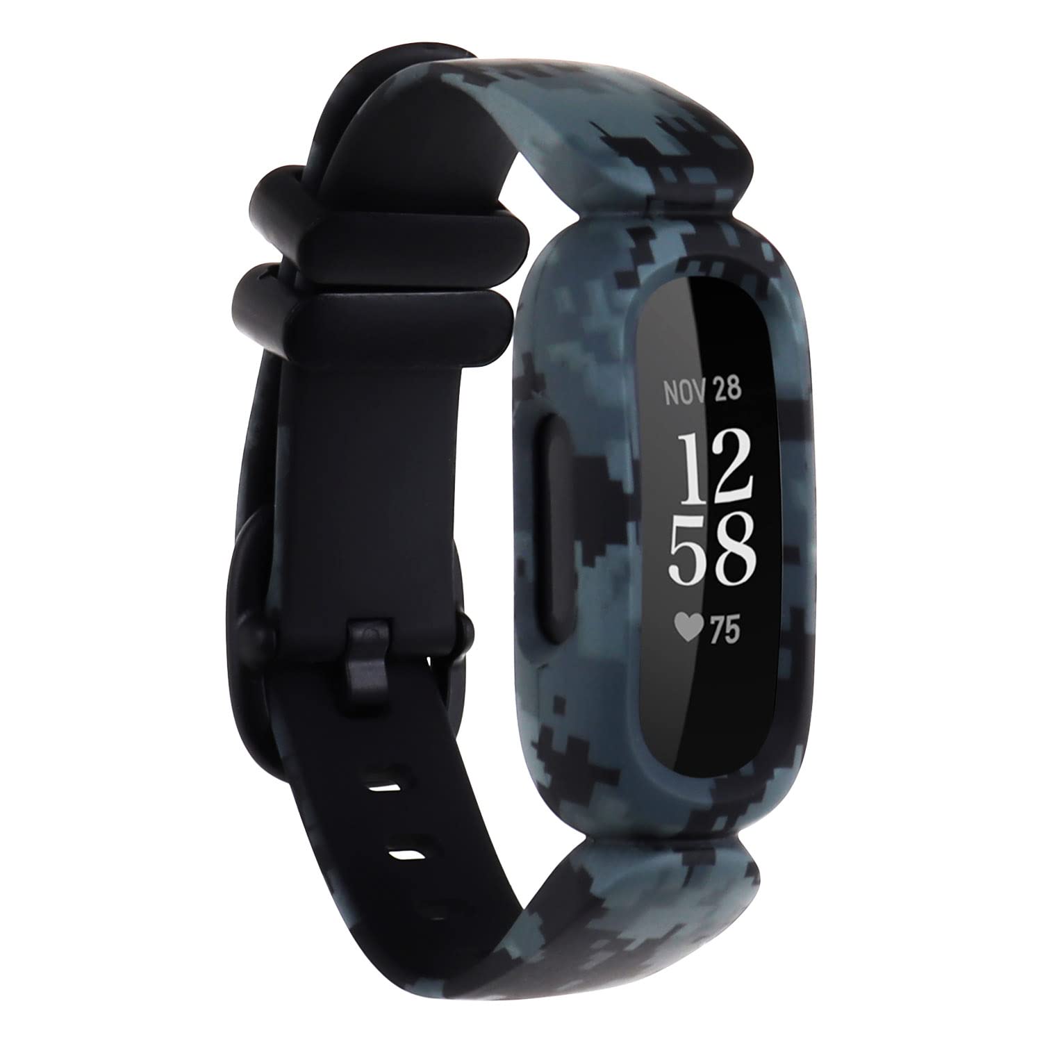 Baaletc Compatible with Fitbit Ace 3 Bands, Soft Pattern Printed Floral Band Accessories Wristbands Replacement for Fitbit Ace 3