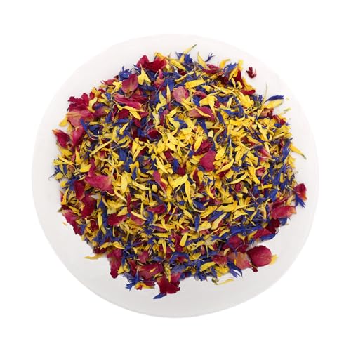 Mezcla de pétalos secos natural para manualidades 38g miniatura 1