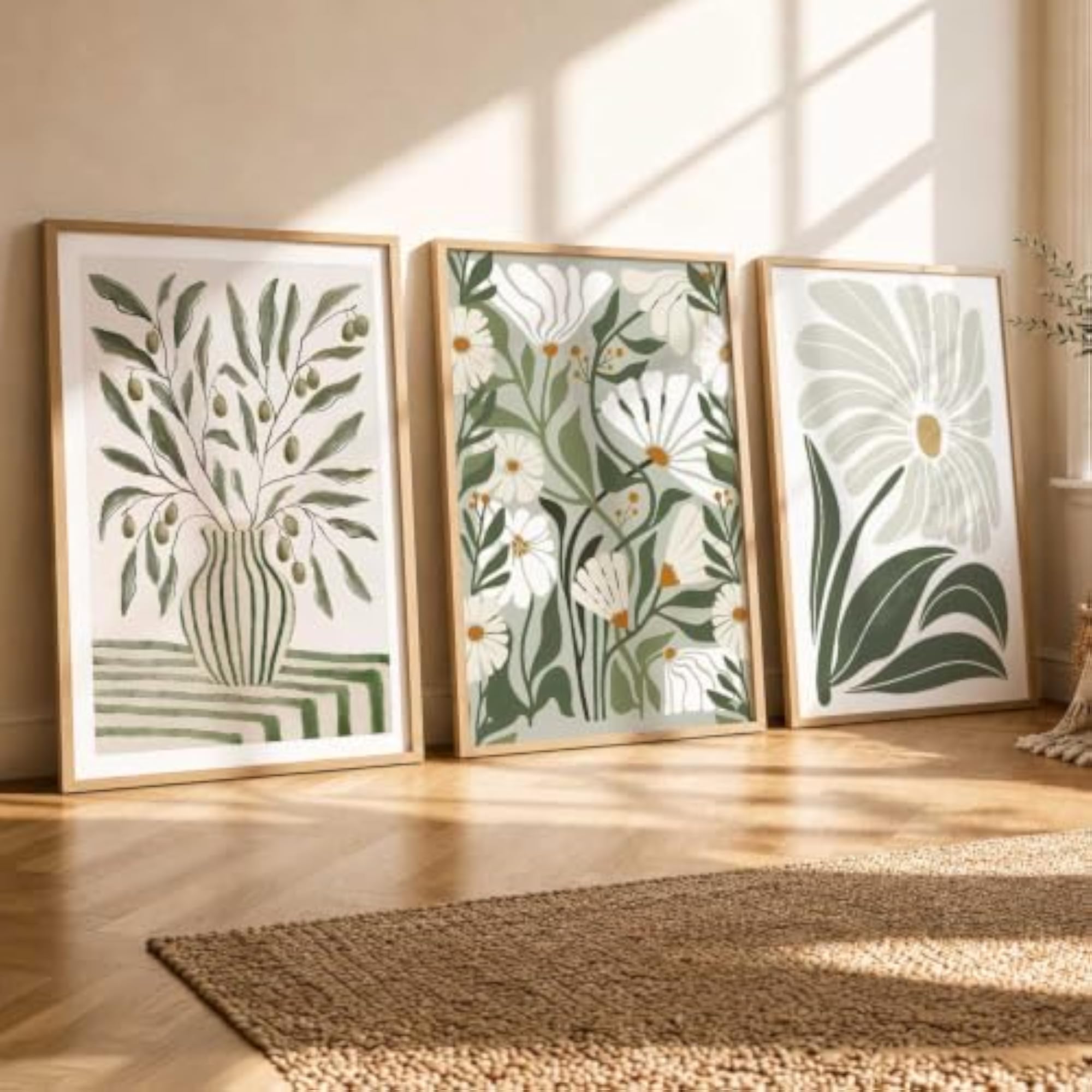 Aesthetic Boho Floral Art Home Decoration Painting