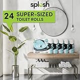 Splesh Household Bundle Culina Kitchen Towel 3-Ply Ultra Absorbent Extra Strong and Large Kitchen Rolls (9 Rolls) with Original White Toilet Roll Eco-Friendly Soft & Quilted Toilet Tissue (24 Rolls) - Image 7