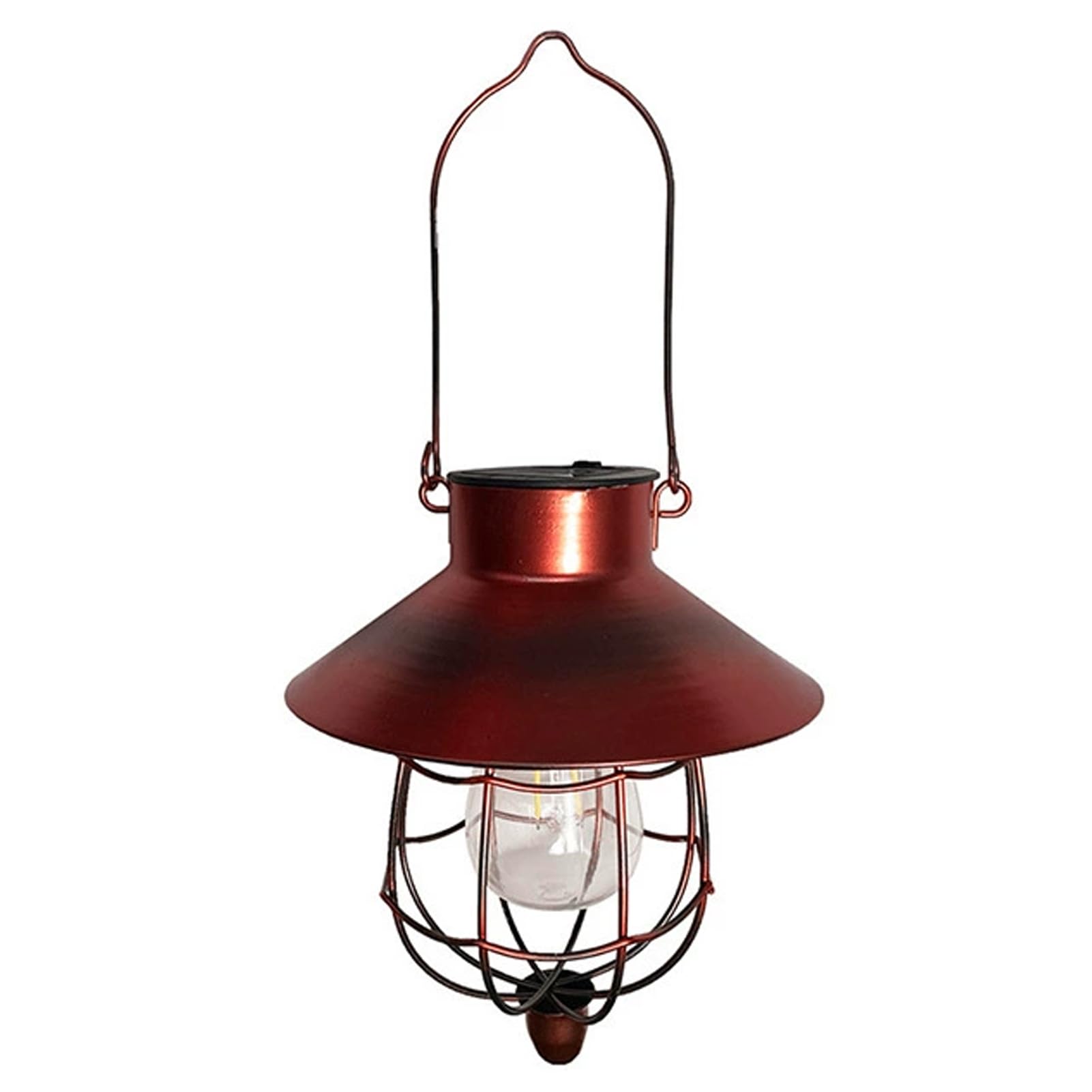 Ktuxzci Red Rust Wedding Solar Chandelier Romantic Setting With Elegant Solar-Powered Chandelier Solar Lanterns Outdoor Waterproof Lighting Outside Lights For Yard,