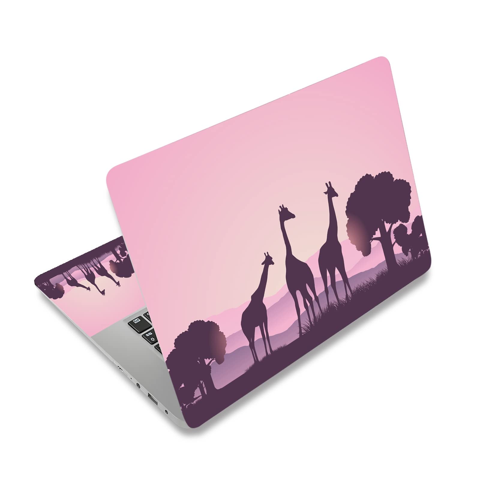 Laptop Skin Vinyl Sticker Decal, 12" 13" 13.3" 14" 15" 15.4" 15.6 inch Laptop Skin Sticker Cover Art Decal Protector Fits HP Dell Lenovo Compaq Apple Asus Acer (Giraffe)