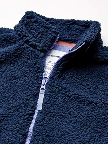 Image of Amazon Essentials Girls and Toddlers' Sherpa Fleece Full-Zip Jacket, Fleece Lined