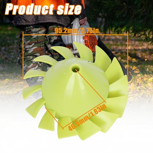 Mtanlo Gebläse für Homelite und Ryobi 18 V P2108 P21081 P21081VN P21081VNM Gebläse, Ersatz 529437003/529437004/529437001, 2 Stück