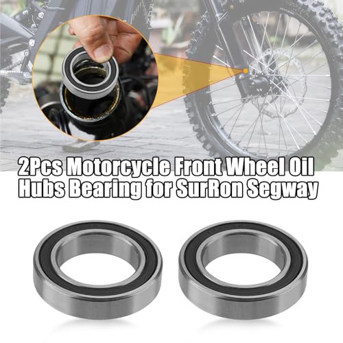 Image of 2Pcs Motorcycle Front Wheel Oil Hub Bearing and Seal for Sur Ron Light Bee X /S, Segway X160 /X260 Electric Dirt Bike Surron Accessories