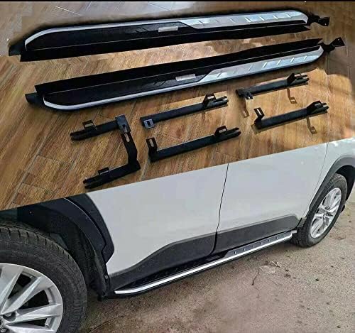 YIXI-Partswell Fixed Running Boards Side Steps Pedals Nerf Protector Bar Fits for Toyota Corolla Cross 2021 2022 2023