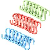 Einfache Organisation: Diese S-Haken sind eine einfache, aber brillante Aufbewahrungslösung für jede Küche oder jeden Arbeitsbereich, wo der Platz begrenzt ist; sie sind nicht auf einen bestimmten Bereich Ihres Hauses beschränkt. Sie können sowohl im Innen- als auch im Außenbereich für eine Vielzahl von Dingen verwendet werden