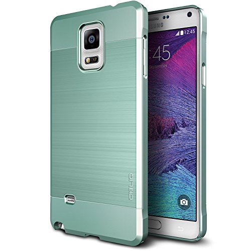 Galaxy Note 4, OBLIQ [Slim Meta][Metallic Emerald Mint] - Thin Slim Fit Bumper Armor Scratch Resist Metallic Finish Dual Layered Heavy Duty Hard Protection Hybrid Case (for Galaxy Note 4)
