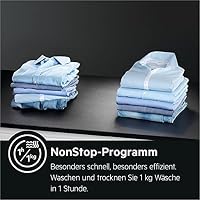 AEG Waschtrockner, DualSense - schonende Pflege, 8 kg Waschen, 5 kg Trocknen, D, energiesparend, Mengenautomatik, Nachlegefunktion, ProSteam – Auffrischfunktion, 1600 U/min, Weiß, L7WBA60680 – Ansicht 6