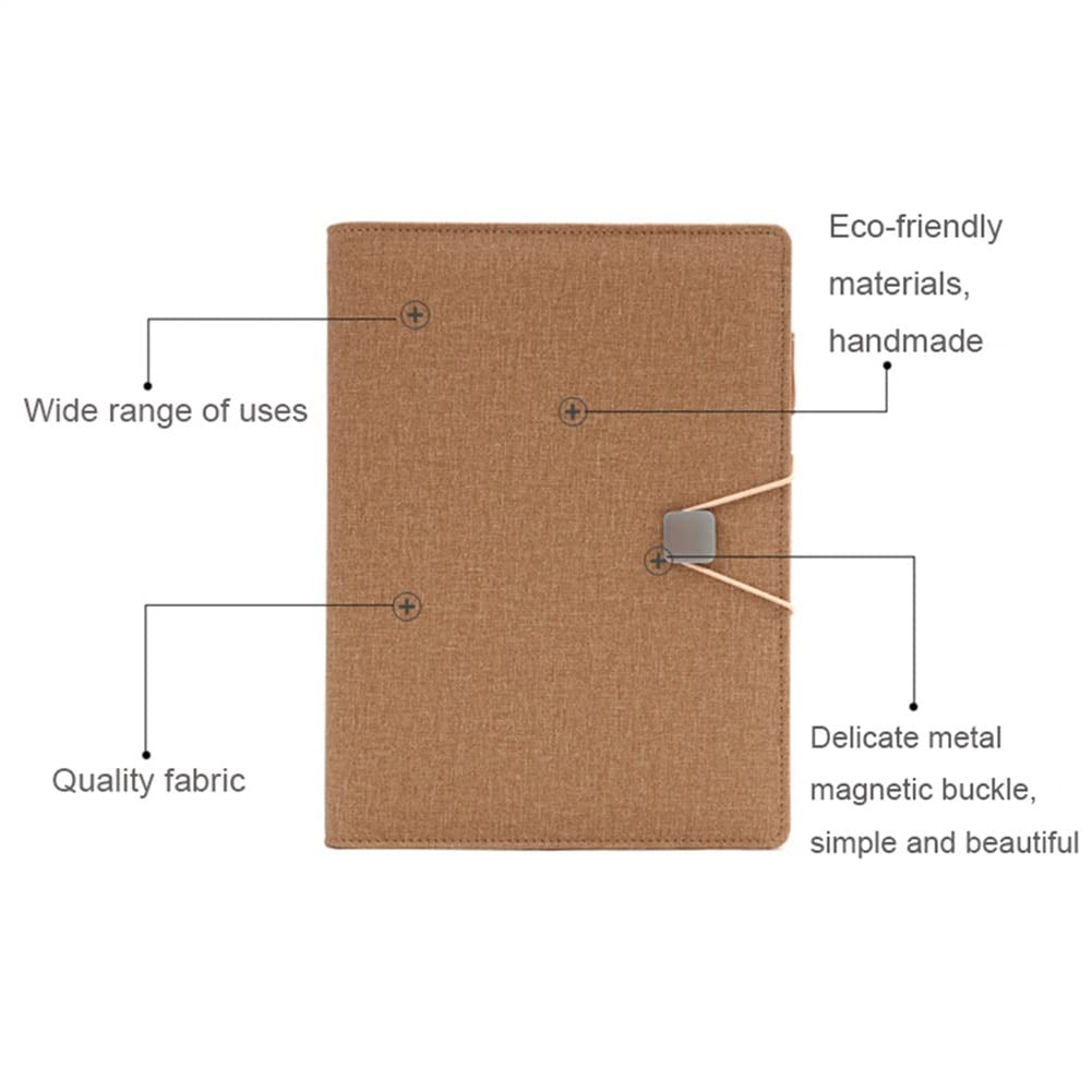 SePKUs Notebook Aziendale di Fascia Alta per riunioni, diario a Spirale a 6 Fori, Blocco Note, Agenda addensata, Simpatico diario Personale A5, Regalo (Stile C)