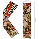 Qpout 8 Stück Arm Tattoos Ärmel Abdeckung für Männer Frauen, Unisex Tattoos Ärmel Radfahren im Freien Sommer Sonnencreme Nylon Stretch Tattoos Ärmel, Stammestotem Totenkopf Tiger
