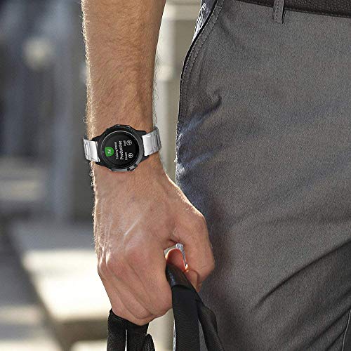 TOPsic Armband f&uuml;r Garmin Fenix 5, 22mm Edelstahl Link Armband Easy Fit Uhrenarmband f&uuml;r Instinct/Fenix 5/Fenix 5 Plus/Forerunner 935/Fenix 6/Fenix 6 Pro/Fenix 7/Fenix 7 Solar/Fenix 7 Sapphire Solar