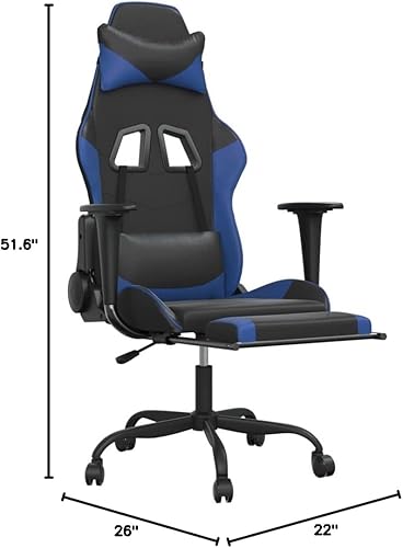 Miniatura 2 de Silla de masaje para videojuegos, silla ergonómica para juegos, adecuada para el trabajo, descanso, juegos de computadora, actuaciones de