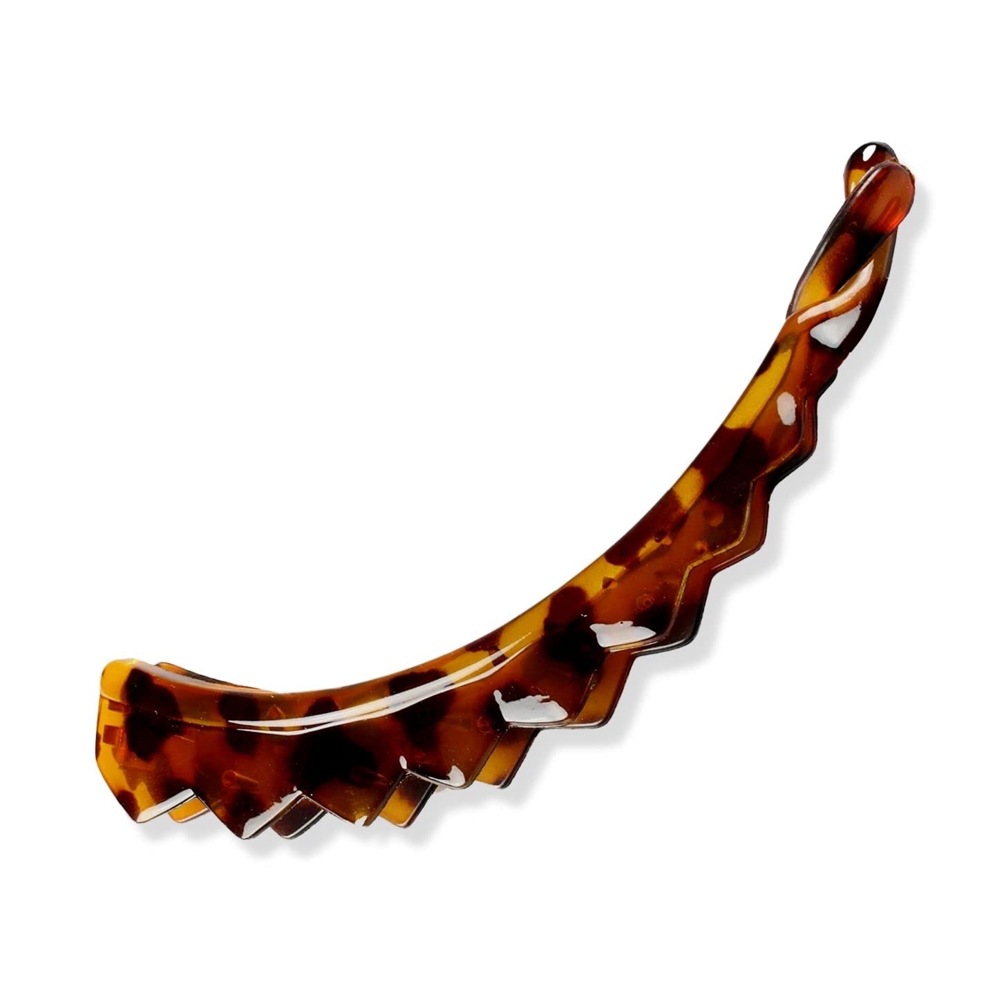 Topkids Accessories Banana Hair Clip for Women and Girls, Girls Hair Accessories, Hair accessories for Women, Hair Styling Accessories, Banana Clips for Hair (Tort Ridged Banana Clip 16.5cm 6.5") - Image 2