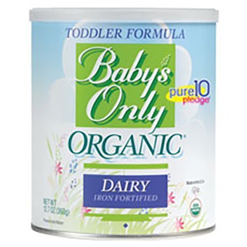 Baby 's Only Organic Dairy Fórmula, 12.7 oz. FlavorName: Organic Dairy Modelo: 595652, Recién nacido y Baby Supply