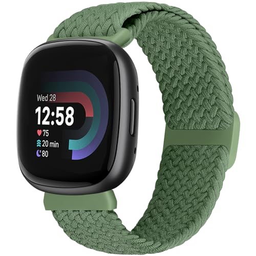 BTTNG Lk̂ґgoh Fitbit Versa 3/Versa 4/Sense 2/Sense jA\ȃXgb` iC uXbg \ [v X|[c Xgoh Versa 3/Versa 4/Sense 2/Se