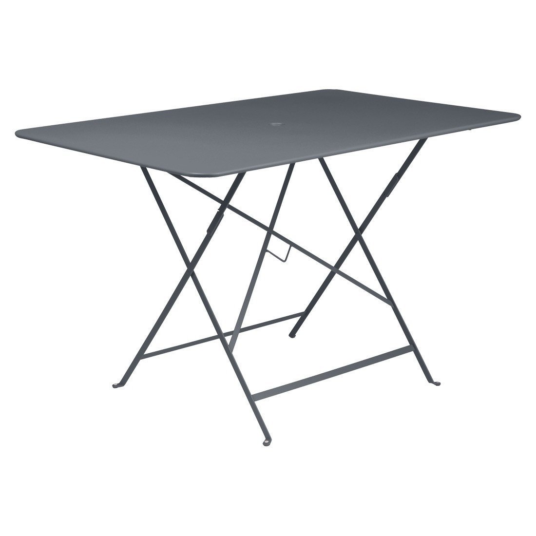 Table de jardin pliante gain de place Bistro Acier 117x77cm