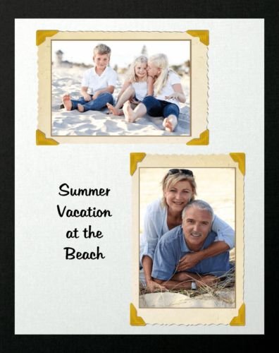 50 Black Linen 80# Cover Paper Sheets - 5.5