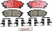 Brembo P78014N Premium Ceramic Rear Disc Brake Pad Set SUBARU OE# 26696FE050