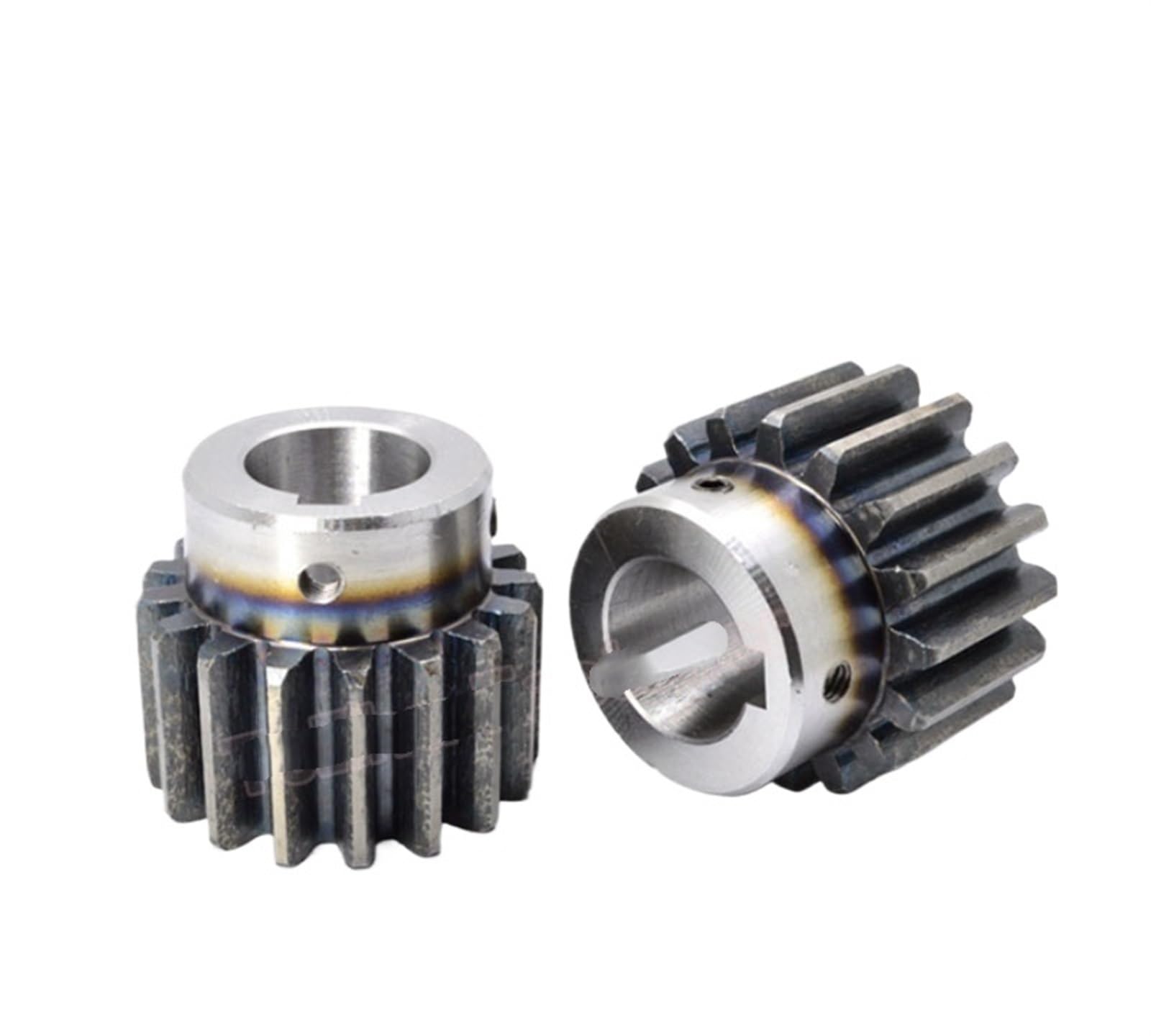Bevel Gear Pinion Hardware Mechanical 1pcs 3 Mod 25T Spur Gear with Step Keyway Bore 15/16/18/20/22/24/25/28/30/32/35mm Module 3 Motor Gear Carbon Steel(18mm (Keyway 6))
