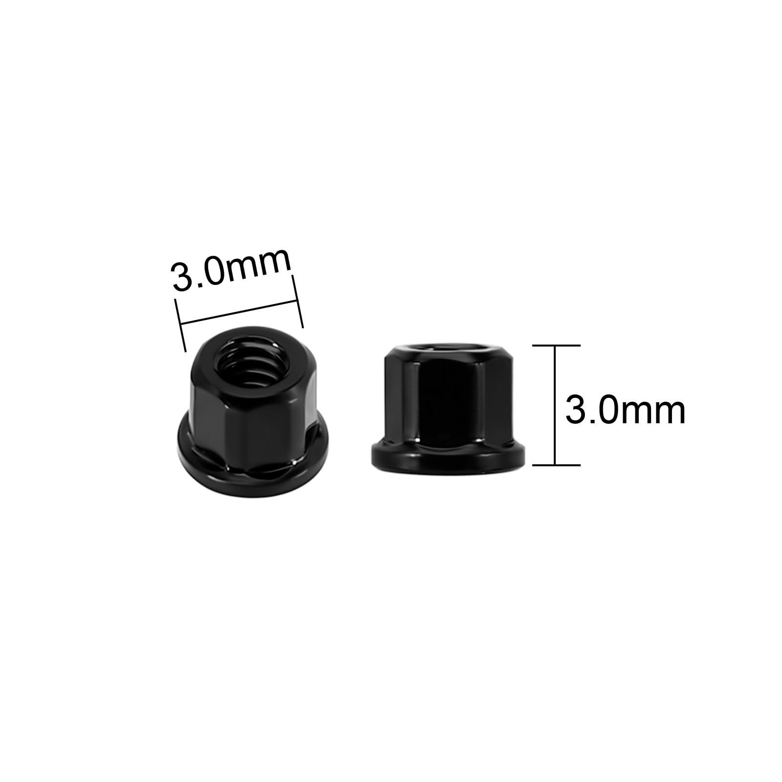 Amazon.com: INJORA Custom M2 3.0 Stainless Steel Wheel Nuts for 1