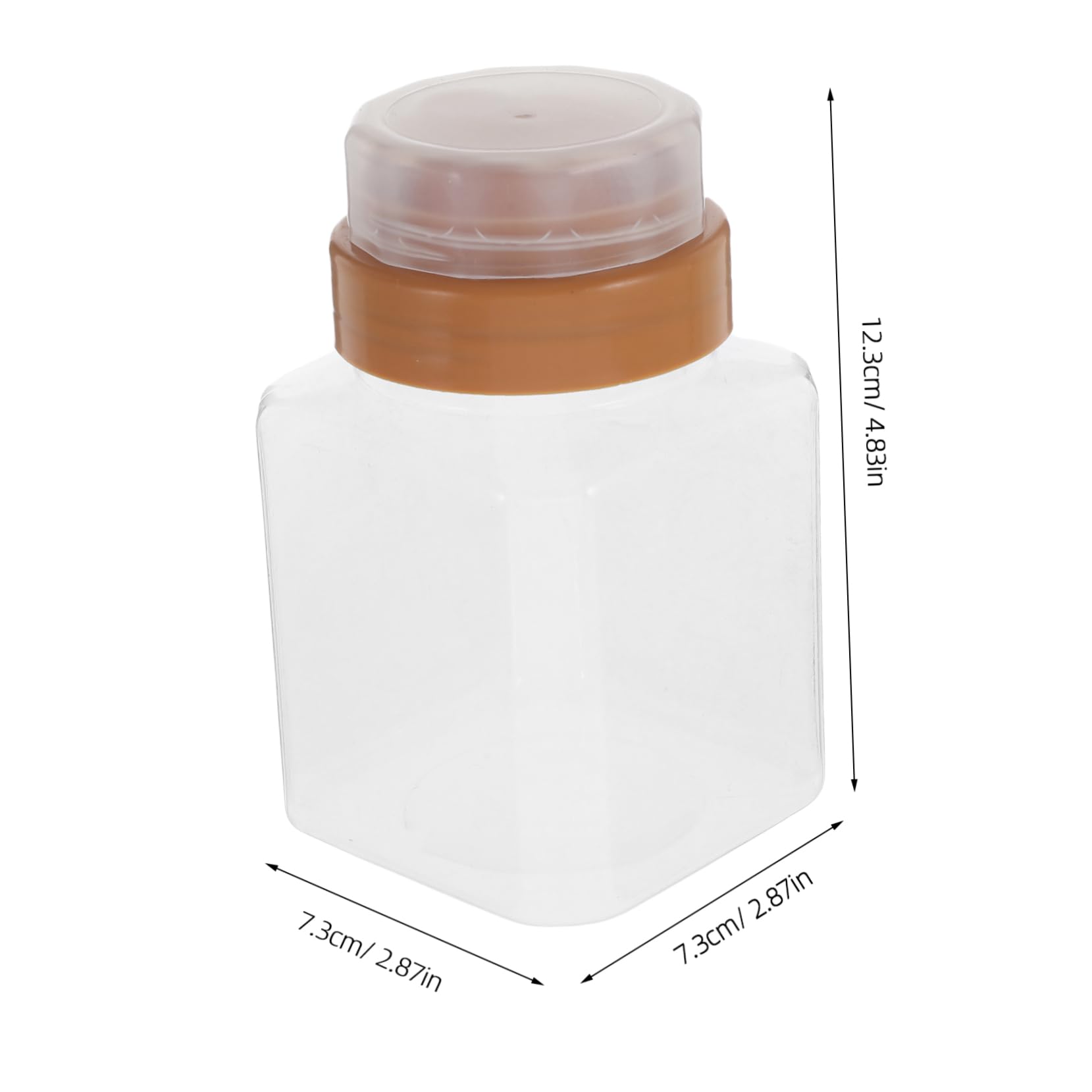 HANABASS Reusable Plastic Honey Bottles with Lids for Simple Syrup Decorative Honey Keeper