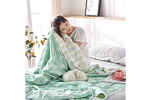 SANACYNA 6 Layer Cotton Muslin Blanket