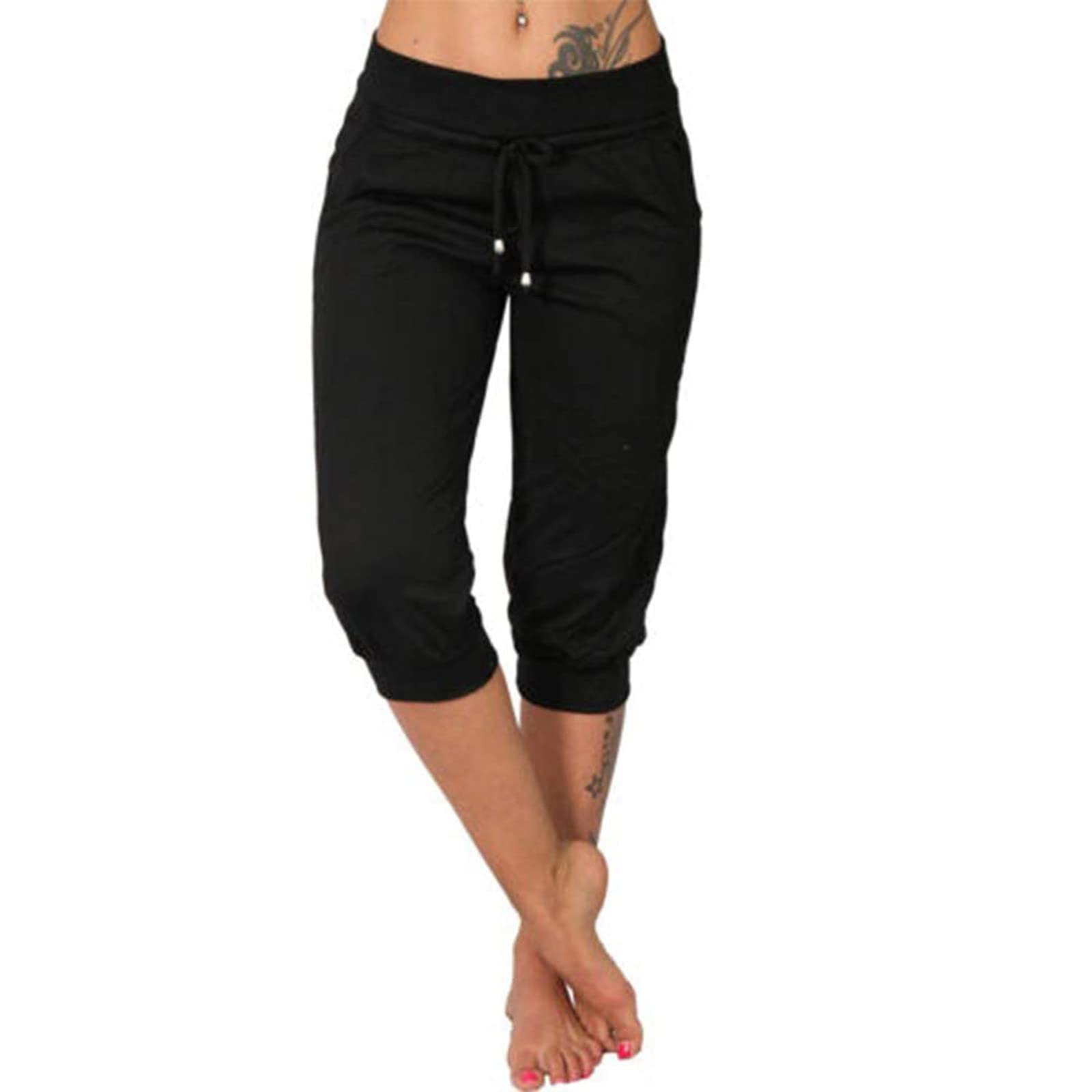 Monterey Club Women's Ultimate Golf Capris Petite #823P (Khaki, Size:2)