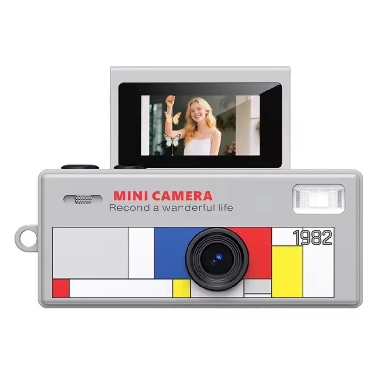 Amazon.com : Aries Mini Keychain Digital Camera with Flip Display
