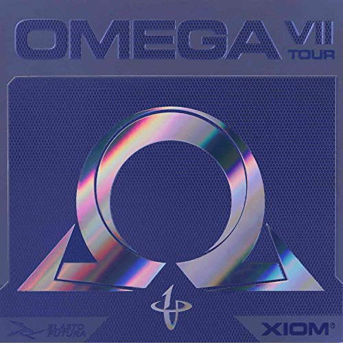 XIOM Omega 7 Tour Table Tennis Rubber Black Max