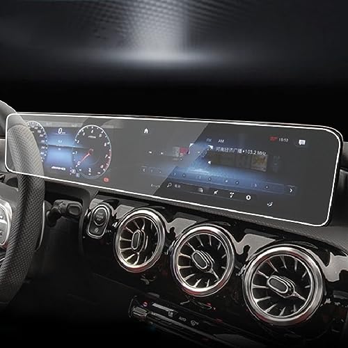 Film de protection transparent écran central GPS voiture AMG CLA évite rayures et traces LCD