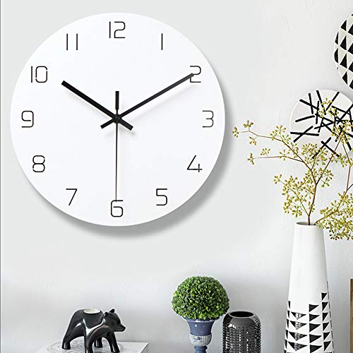Horloge murale quartz pour salon zen et bureau contemporain