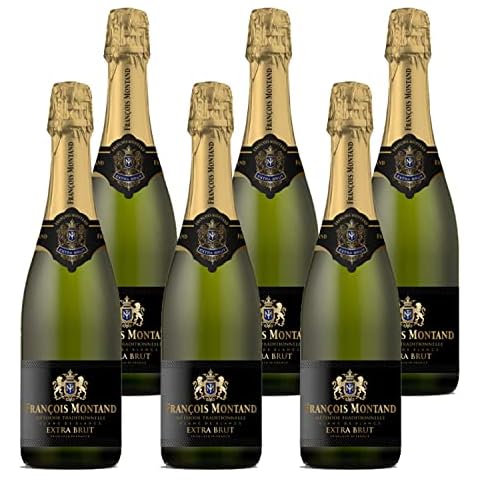 François Montand Sparkling Wine - Traditional Method - Blanc de Blancs Extra Brut - France (6 x 0.75 L) Cover