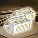 Ampoule LED Gradation, 50W 5400lm J-Type R7S Double Ened Horizontal Plug Light, Remplacement d'une Ampoule Halogène 500W, pour Éclairage D'atelier (3000k Lumière Chaude)