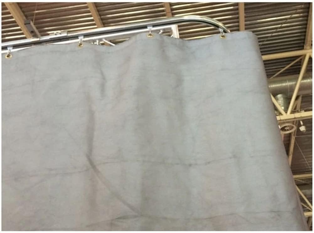 Welding Curtain Screen, Flame Retardant Fiberglass 650GSM Thick, Temperature Resistance Up To 1000°f Welding Shield, Weld Curtain For The Use By Welders, Cutters ( Color : Gray , Size : 1x2m )
