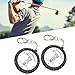 RiToEasysports 18 Holes Golfball Stroke Score Counter Golfball Score Keeper with Keychain(Pack of 2)