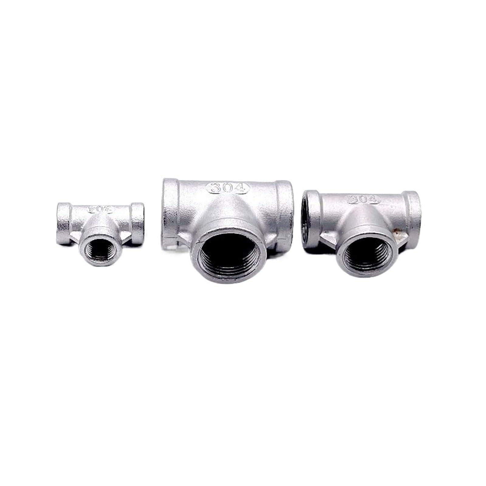 Nipplo doppio in acciaio inox V4A, raccordo filettato AG x AG, raccordo