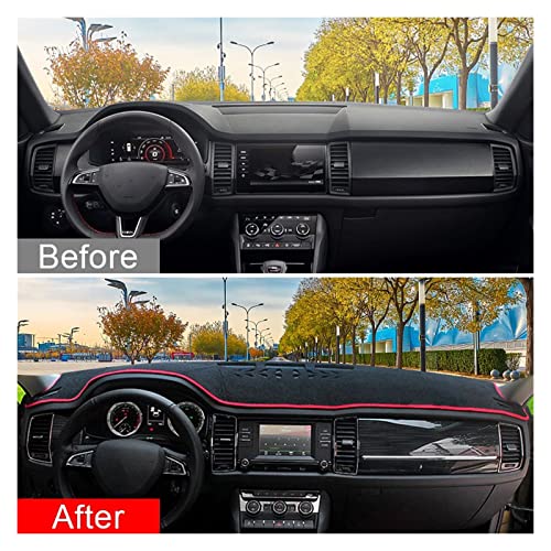 Alfombrillas para salpicadero Skoda Kodiaq 2017-2020 2021 protector anti-UV coche 3