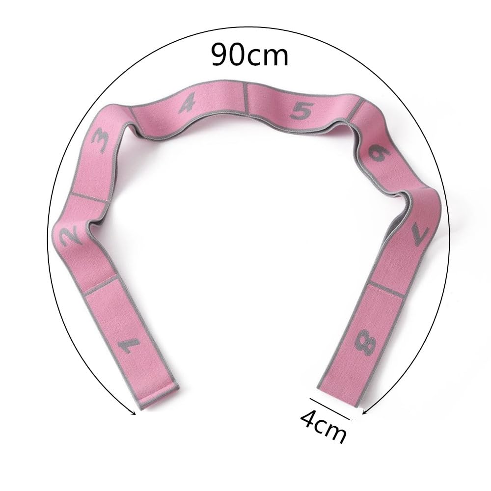 Fasce Elastiche Per Fitness - Resistenza 15-20kg, Per Pilates, Yoga, Danza, Riabilitazione - Foto 10