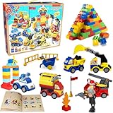 Klobroz Building Blocks for Toddlers 2-5, 171 Pieces Blocks Car Set for Kids Classic Large Building Bricks Compatible with All Major Brands Educational Toys for All Ages