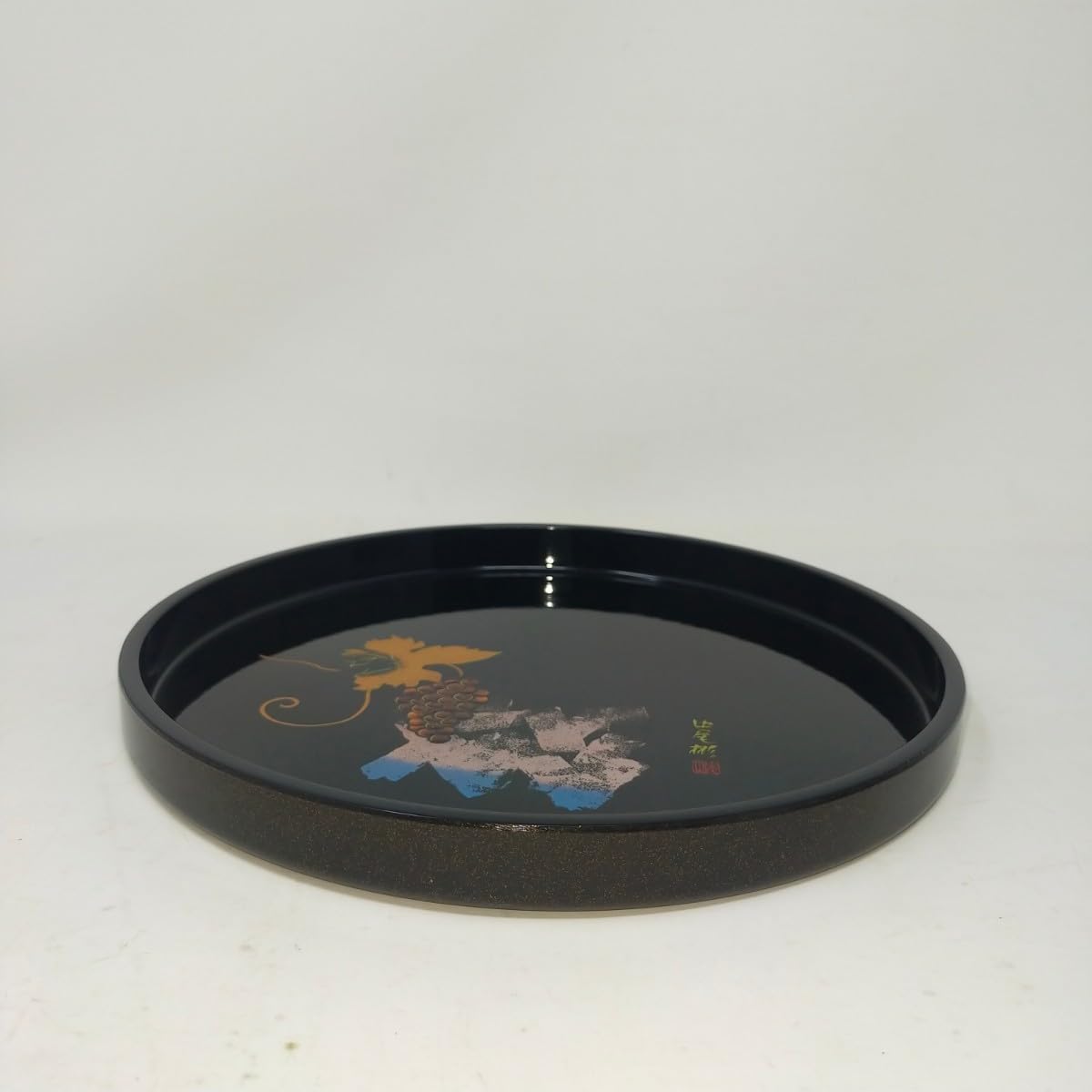 Amazon.co.jp: 中尾彬作品 夢工房 丸盆 菓子器揃 漆器 菓子皿 お盆 漆