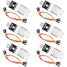 ACEIRMC 6pcs DHT22/AM2302 Digital Temperature and Humidity Sensor Module Temperature Humidity Monitor Sensor Replace SHT11 SHT15 for Arduino Electronic Practice DIY DHT22