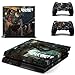 TAOSENG Adesivo Skin per PS4 Stile Call-of-Duty per Console Playstation 4 e 2 pellicole protettive per Decalcomanie per Controller