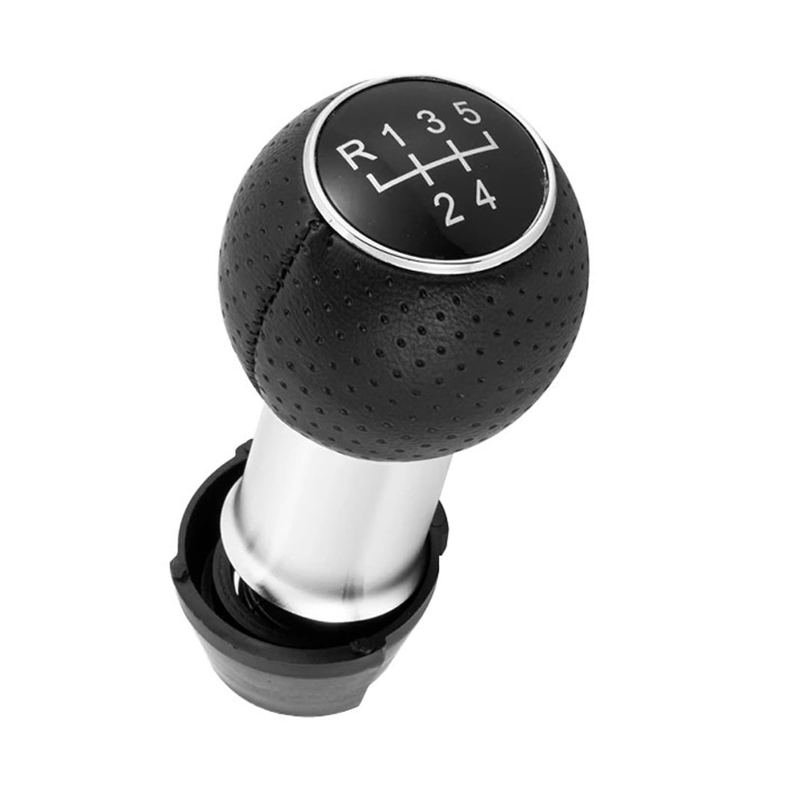 Jxewmtmc Black R13524 For Vw For Passat For Golf 5/6 Speed Car Gear Shift Knob 12Mm Gear Stick Shift Cover(Black R13524)