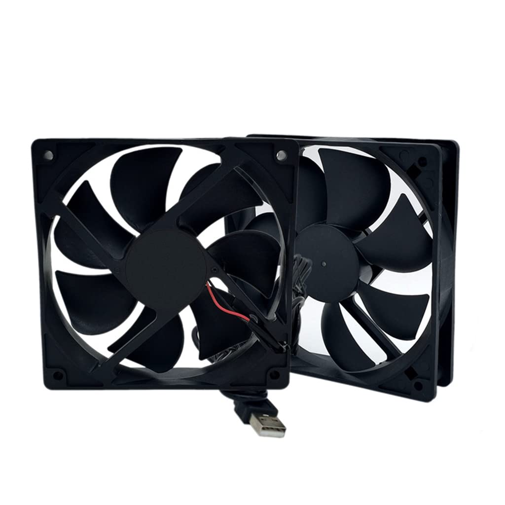 120x120x25mm CPU Ventola di Raffreddamento per 5V 2pin Silenzioso Ventola di Raffreddamento CPU Cooler Radiatore per Computer Desktop 2200RPM Brushless
