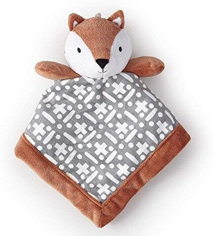 Levtex HomeBaby Security Blanket - Soft and Cuddly Lovey - Plush - Nursery Gift (Brown)