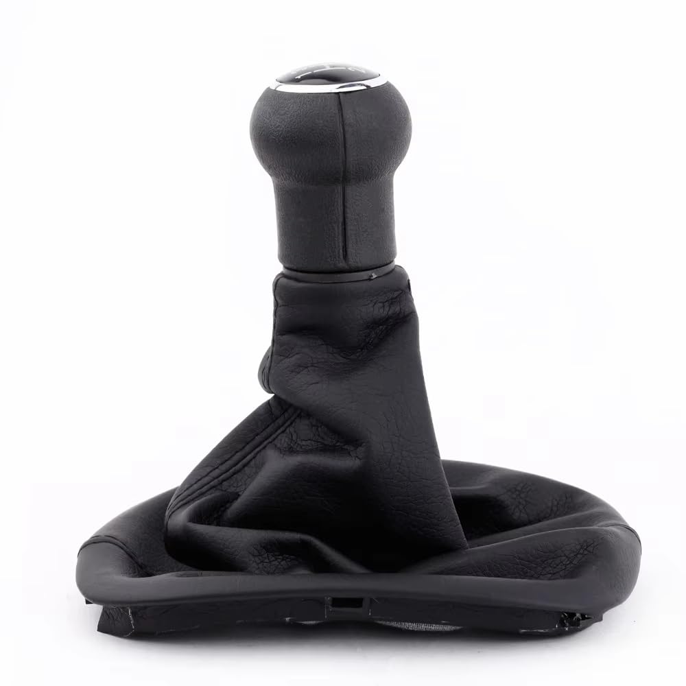 Qkkmuo One Color Shift Knobs Car 5 Speed Gear Shift Knob Gaitor Boot Black Pu For Vw For Passat B5 Manual Car Gear Stick Knob