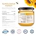HONIGMA® Raw Sunflowers Honey | Exquisite Taste | 100% Pure | Unpasteurized | Unfiltered | Partially crystallized | 250g/8.8oz