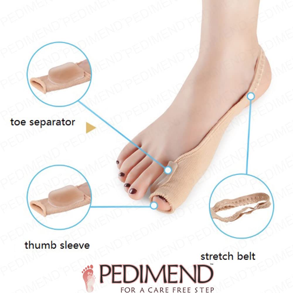 Pedimendtm 2 pezzi da piede tutore per alluce valgo correttore aiuto | Big Toe Protector Straightener Splint | per alluce valgo Hammer toe sollievo dal dolore trattamento